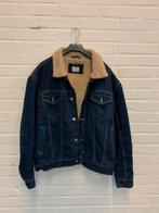 Jas mooie vintage Kusbi spijkerjack spijkerjas met bontkraag, Kleding | Heren, Ophalen of Verzenden, Zo goed als nieuw, Groen