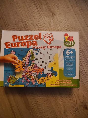 Puzzel van Europa  beschikbaar voor biedingen