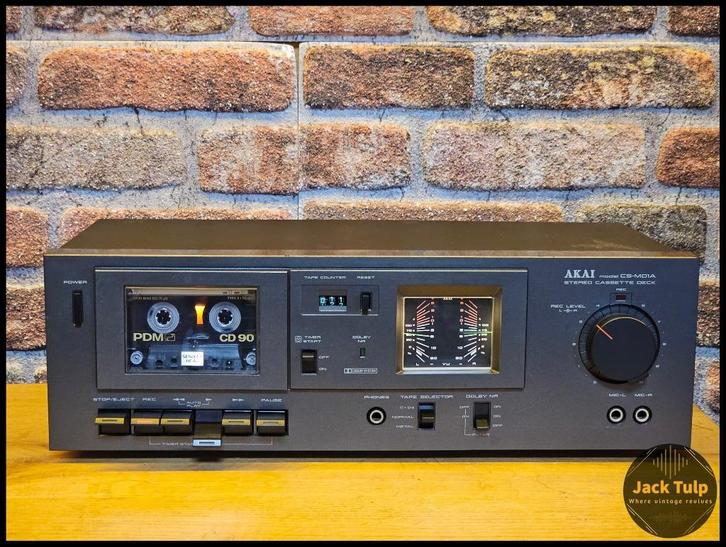 Akai CS-M01A deck, Audio, Tv en Foto, Cassettedecks, Enkel, Akai, Ophalen of Verzenden