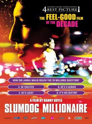 SLUMDOG   MILLIONAIRE     filmposter   en     lobbycard set. beschikbaar voor biedingen