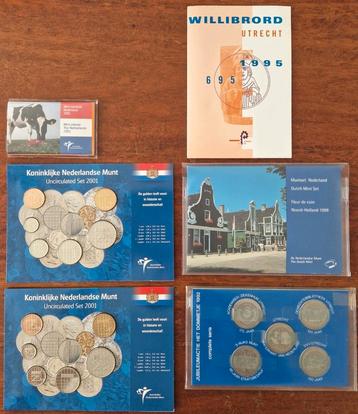 Lot gulden en Utrechtse muntsets Nederland z.g.a.n. beschikbaar voor biedingen
