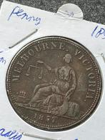 Australië een penny 1857 token coinage, Postzegels en Munten, Ophalen of Verzenden, Losse munt