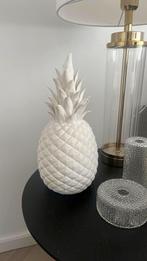 Witte Ananas van Pols potten design decoratie van porselein, Huis en Inrichting, Minder dan 50 cm, Wit, Zo goed als nieuw, Verzenden