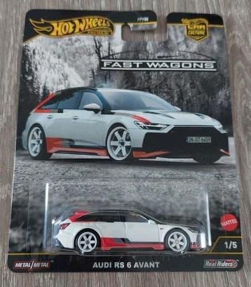 Hot Wheels Premium Audi RS6 Avant (Fast Wagons) beschikbaar voor biedingen