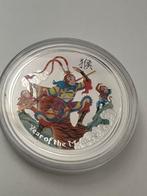 Zeldzame 5 oz Silver Coin – Year of the Monkey (2016), Ophalen of Verzenden
