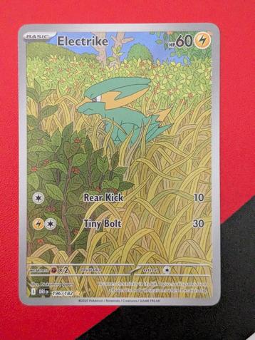 Pokémon kaart (Full Art) - Electrike [Destined Rivals] EN beschikbaar voor biedingen