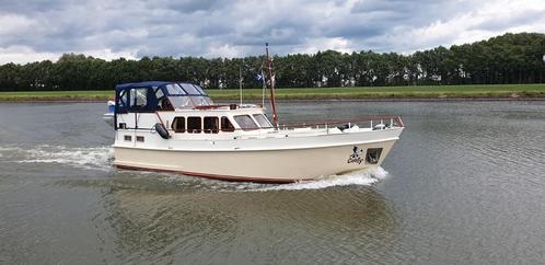 Noordzee spiegelgat kotter 13 mtr, Watersport en Boten, Motorboten en Motorjachten, Gebruikt, Staal, 12 meter of meer, Diesel