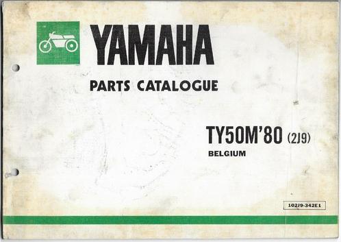 Yamaha TY50 M parts list (2260z), Fietsen en Brommers, Handleidingen en Instructieboekjes, Zo goed als nieuw, Ophalen of Verzenden