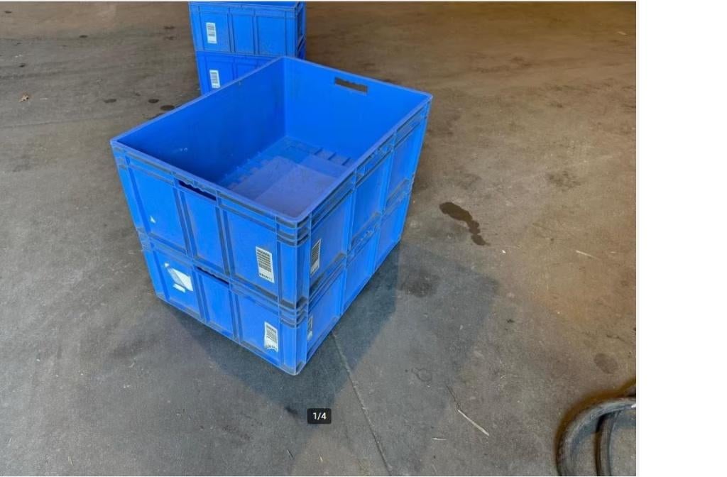Kratten geheel dicht 60x40x29H en 32H, Doe-het-zelf en Verbouw, Kratten en Dozen, Ophalen, Gebruikt, 60 cm of meer, Minder dan 35 cm