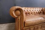 vintage Chesterfield bank - origineel Engels, Huis en Inrichting, Fauteuils, Gebruikt, Ophalen, Chesterfield Engels klassiek industrieel