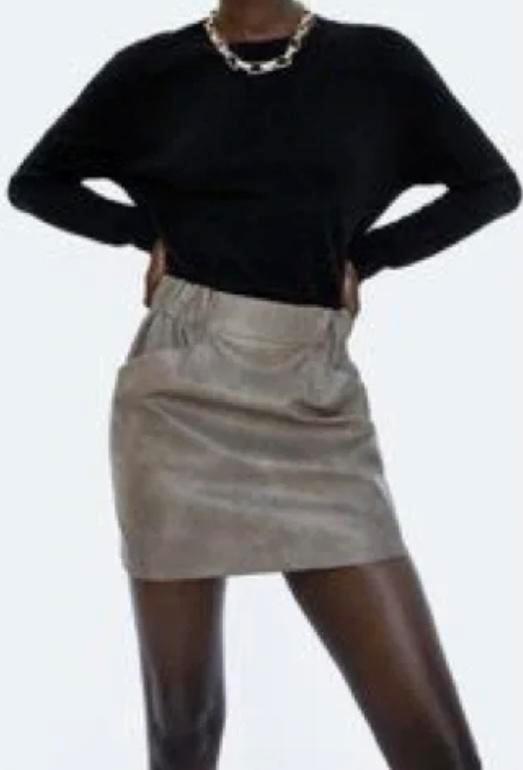Mooie Zara faux-leather rok (nieuw!!!) met prijskaart, Kleding | Dames, Rokken, Nieuw, Maat 36 (S), Overige kleuren, Boven de knie