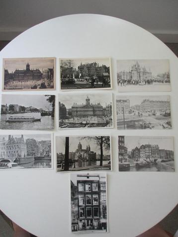 10 ansichtkaarten van Amsterdam beschikbaar voor biedingen