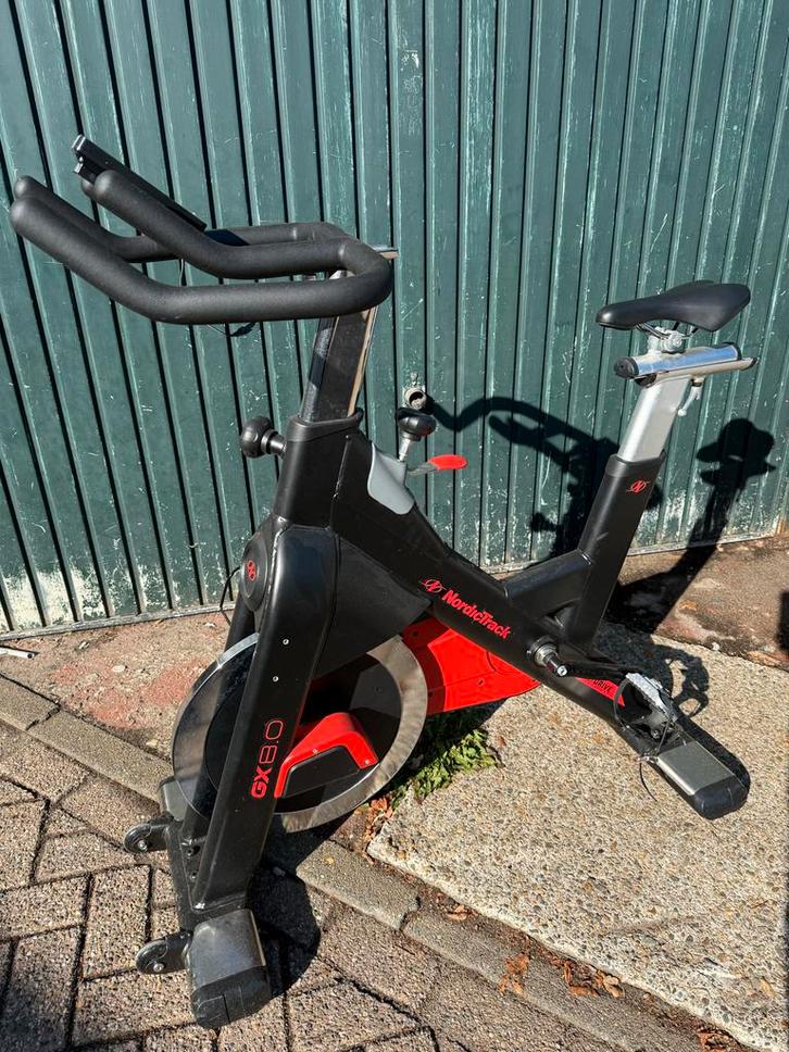 NordicTrack GX8.0 Spinningfiets, Sport en Fitness, Fitnessapparatuur, Gebruikt, Spinningfiets, Benen, Metaal, Ophalen