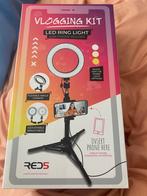 Led ring light met telefoon houder, Ophalen of Verzenden, Nieuw, Statief of Scherm