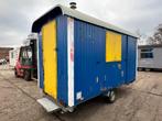 Houten snelverkeer schaftwagen schaftkeet pipowagen bouwkeet, Zakelijke goederen, Machines en Bouw | Keten en Containers, Ophalen of Verzenden