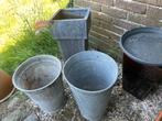 3 zinken bakken voor bloemen en planten, Tuin en Terras, Bloembakken en Plantenbakken, Ophalen, Gebruikt, Minder dan 30 cm, Minder dan 60 cm