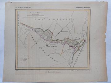 46 / Gemeente Rimburg Limburg Litho uit 1866 door J. Kuyper beschikbaar voor biedingen