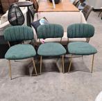 3 x Eetkamerstoel Kolten Goud Groen van ZILT, Ophalen, Nieuw, Info@zilt.nl, Vijf, Zes of meer stoelen
