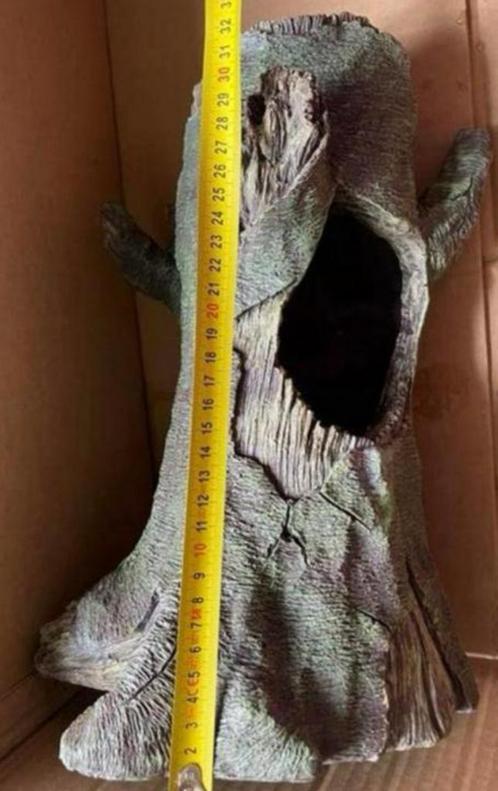Holle boomstronk knaagdier/aquarium/decor/reptielen, Dieren en Toebehoren, Knaagdieren en Konijnen | Toebehoren, Zo goed als nieuw