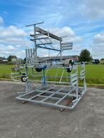 Kraay Steigeraanhangwagen + 2x steigeropslagbok met rollers!, Ophalen, Gebruikt, Info@izi-hoogwerkerhuren.nl, Katwijkerbroek