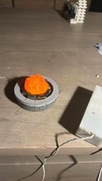 Lemax grote vuurschaal voor in het kerstdorp, Ophalen of Verzenden, Zo goed als nieuw