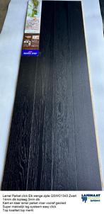 Lamel Parket click Eik Wenge Zijde 14mm vooraf  geolied, Parket, 75 m² of meer, Zwart, Nieuw