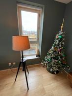 Zandkleurige lampenkap, Huis en Inrichting, Lampen | Vloerlampen, Ophalen of Verzenden, Zo goed als nieuw, Stof, Minder dan 100 cm