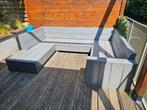 Loungeset steigerhout antraciet, Ophalen, 5 zitplaatsen, Gebruikt, Steigerhout