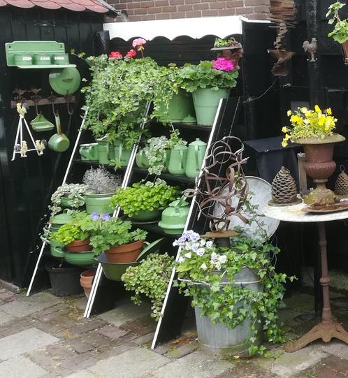 BK EMAILLE RESEDA KEUKEN ITEMS..EN GRATIS?, Antiek en Kunst, Antiek | Emaille, Ophalen