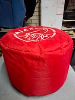 Rode Ajax Zitzak (poef ,voetenbank), Ophalen of Verzenden, Zo goed als nieuw, Rood, Zitzak