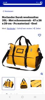 Norländer weekendtas . Nieuw kleur geel., 30 cm of meer, Geel, Ophalen of Verzenden, Nieuw