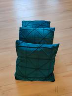 3 velvet kussens met binnen kussens 45/45 cm, Ophalen of Verzenden, Zo goed als nieuw, Vierkant