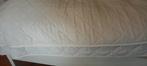 grote bed sprei, plaid 260x260cm, dubbelzijdig, gewatteerd, Gebruikt, Verzenden, Wit, Overige typen