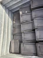 Gebruikte Dakpannen - Grijze Kleur, Doe-het-zelf en Verbouw, Dakpannen en Dakbedekking, Ophalen, Gebruikt, Steen of Klei, 15 m² of meer