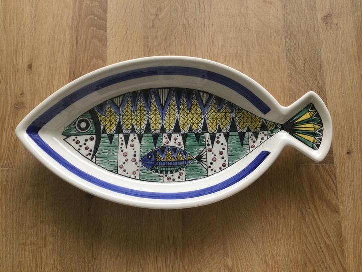 Visschaal JIE Gantofta Anita Nylund Zweden., Antiek en Kunst, Antiek | Schalen, Ophalen of Verzenden