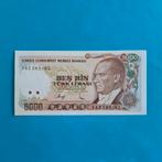 5000 lira Turkije #055, Los biljet, Overige landen, Verzenden