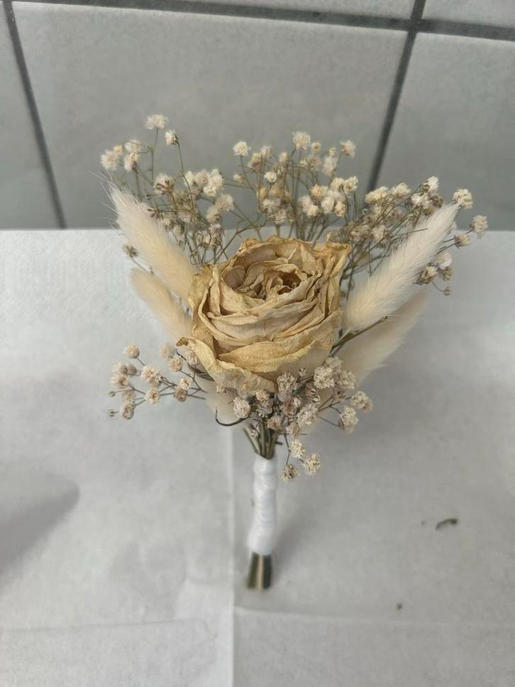 Gedroogde Bloemen Corsage, Huis en Inrichting, Woonaccessoires | Droogbloemen, Nieuw, Ophalen of Verzenden