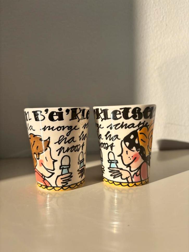 Eierdopjes Blond Amsterdam, Huis en Inrichting, Keuken | Servies, Gebruikt, Overige typen, Blond Amsterdam, Aardewerk, Ophalen of Verzenden