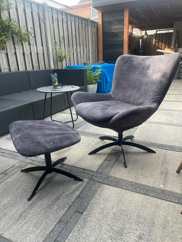 Draaifauteuil met Voetenbank - antraciet gekocht bij Pronto beschikbaar voor biedingen