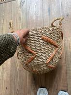 House of nature geweven riet mand rotan boho, Ophalen, Gebruikt, Mand, Rond
