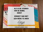 Familieplanner 2026 van Loesje, Ophalen of Verzenden, Weekkalender, Nieuw