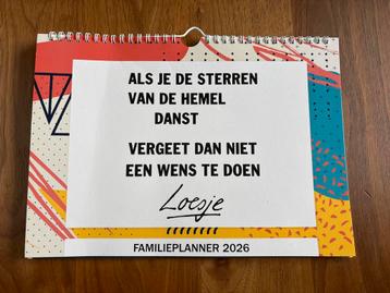 Familieplanner 2026 van Loesje beschikbaar voor biedingen