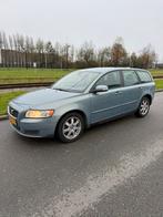Volvo V50 2.4 140PK Geartronic 2007 Blauw, Auto's, Volvo, Stof, 74 €/maand, Zwart, 700 kg