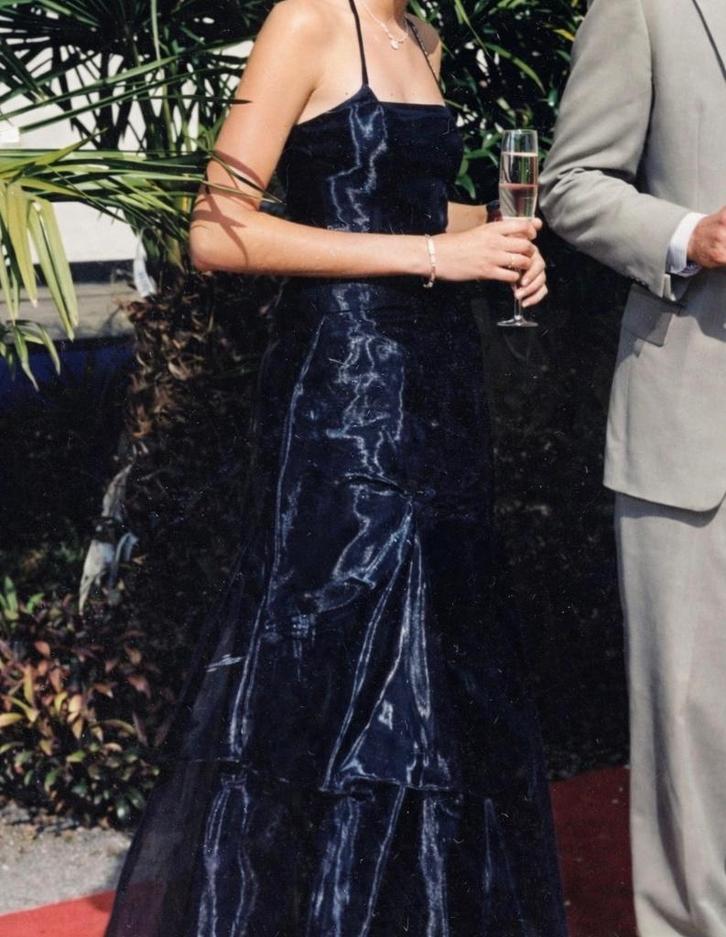 Gala jurk, Kleding | Dames, Gelegenheidskleding, Zo goed als nieuw, Galajurk, Maat 34 (XS) of kleiner, Zwart, Ophalen of Verzenden