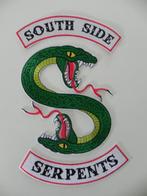 Riverdale South Side Serpents Biker Gang (strijk) embleem, Nieuw, Tv, Ophalen of Verzenden, Gebruiksvoorwerp