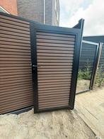 Nieuwe tuindeur Rhombus Walnoot, Tuin en Terras, Ophalen, Nieuw, Minder dan 3 meter