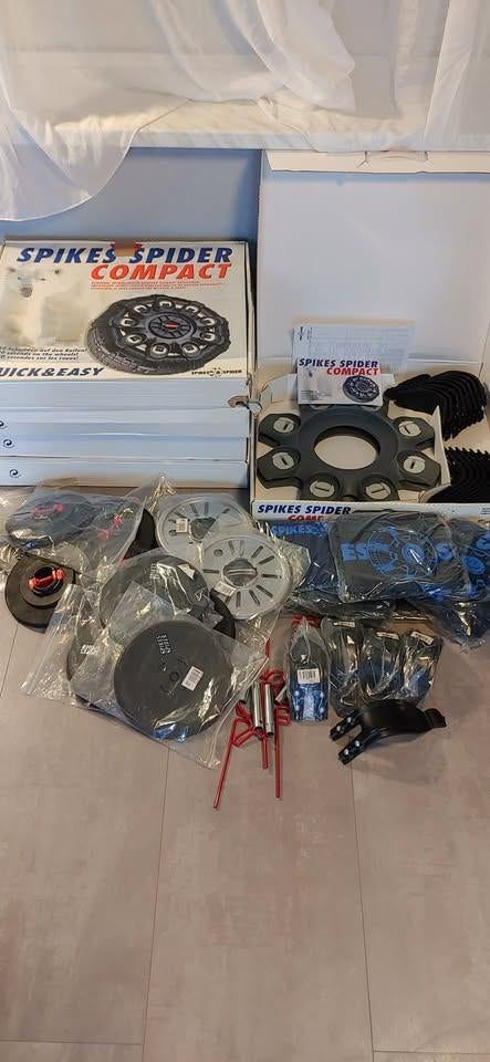 Sneeuwkettingen 5x Spider Compaq Maat XS nieuw in dose, Auto diversen, Ophalen, Nieuw