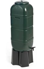 Regenton 100L - groen met standaard, Ophalen, Kunststof, Met kraantje, 75 tot 150 liter