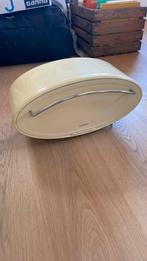 Retro Broodtrommel Typhoon creme vintage mid century brood, Ophalen