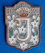 Porceleyne Fles Kroning Juliana Cloisonne F36-10 Koningshuis, Ophalen of Verzenden